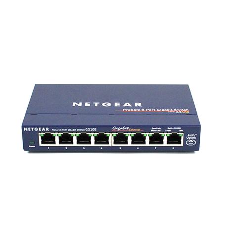 Netgear GS108-400NAS Prosafe 8 Port Gigabit Switch