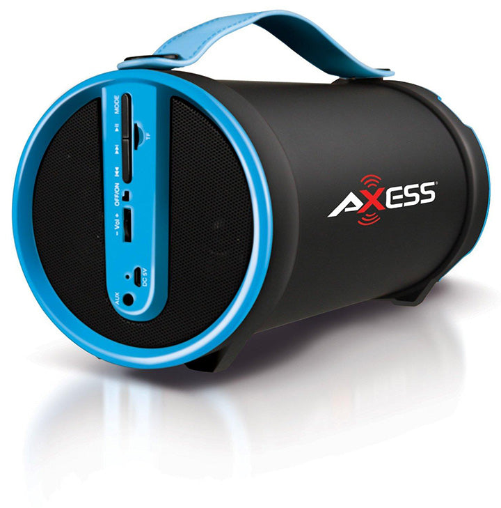 Axess SPBT1033BL Blue Portable Bluetooth Indoor Outdoor 2.1 Speaker