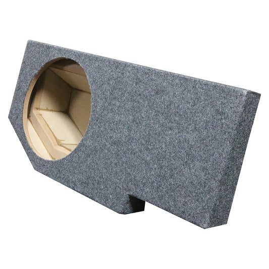 Qpower BQSDODGE104DR Single 10" Empty Box For 2002-Current Dodge Quad Cab/4 Door