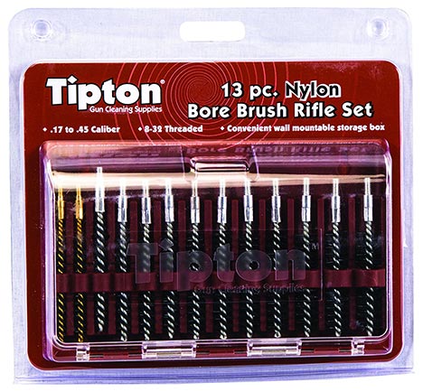 Tipton 615333 Nylon Bristle Rifle Bore Brush  13 Piece Set