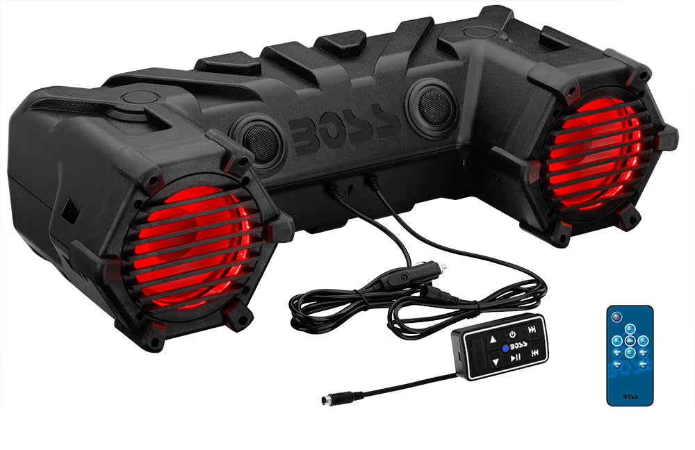 Boss Audio ATV30BRGB 450 Watt ATV Bluetooth Sound System w/ 6.5" Illuminated Speakers