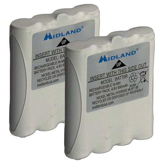 Midland AVP8 Nickel Metal Hydride Battery Packs for LXT Series GMRS Radios