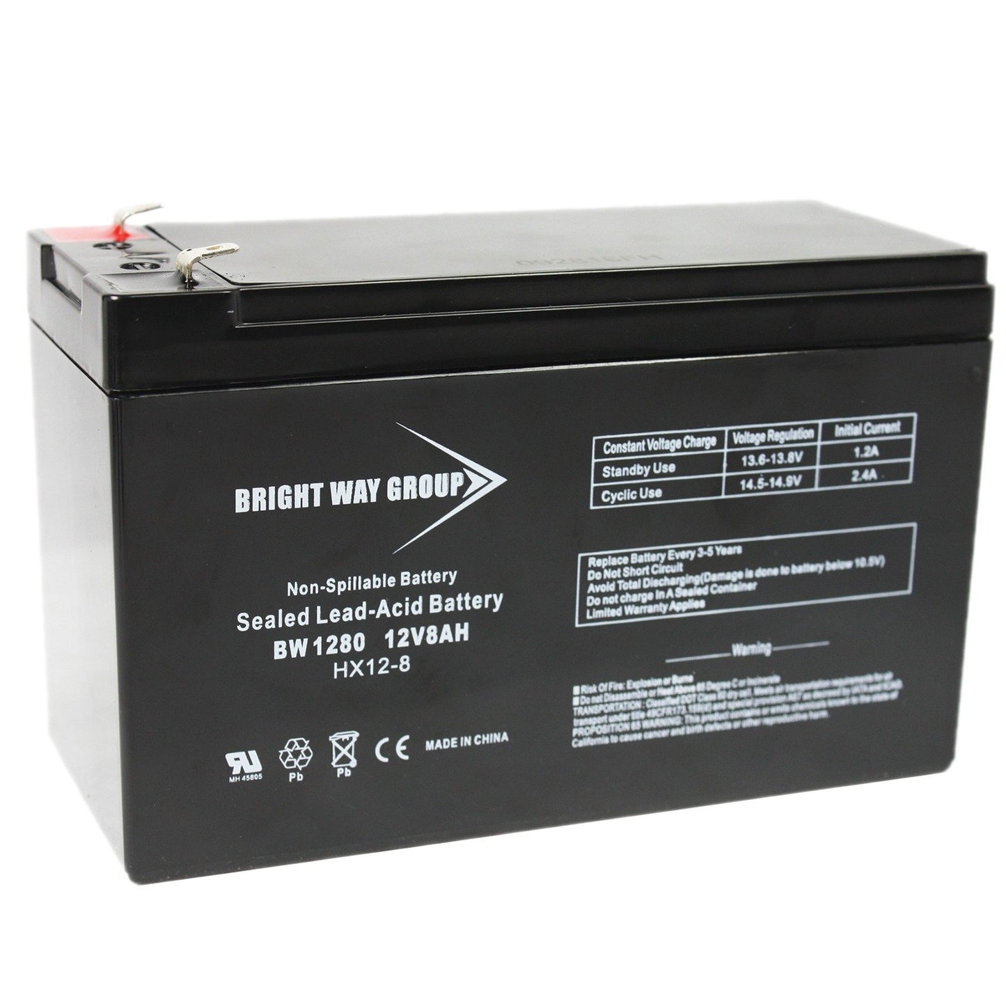 Bright Way Group BW 1280 F1 (0158) BWG 1280 F1 Battery