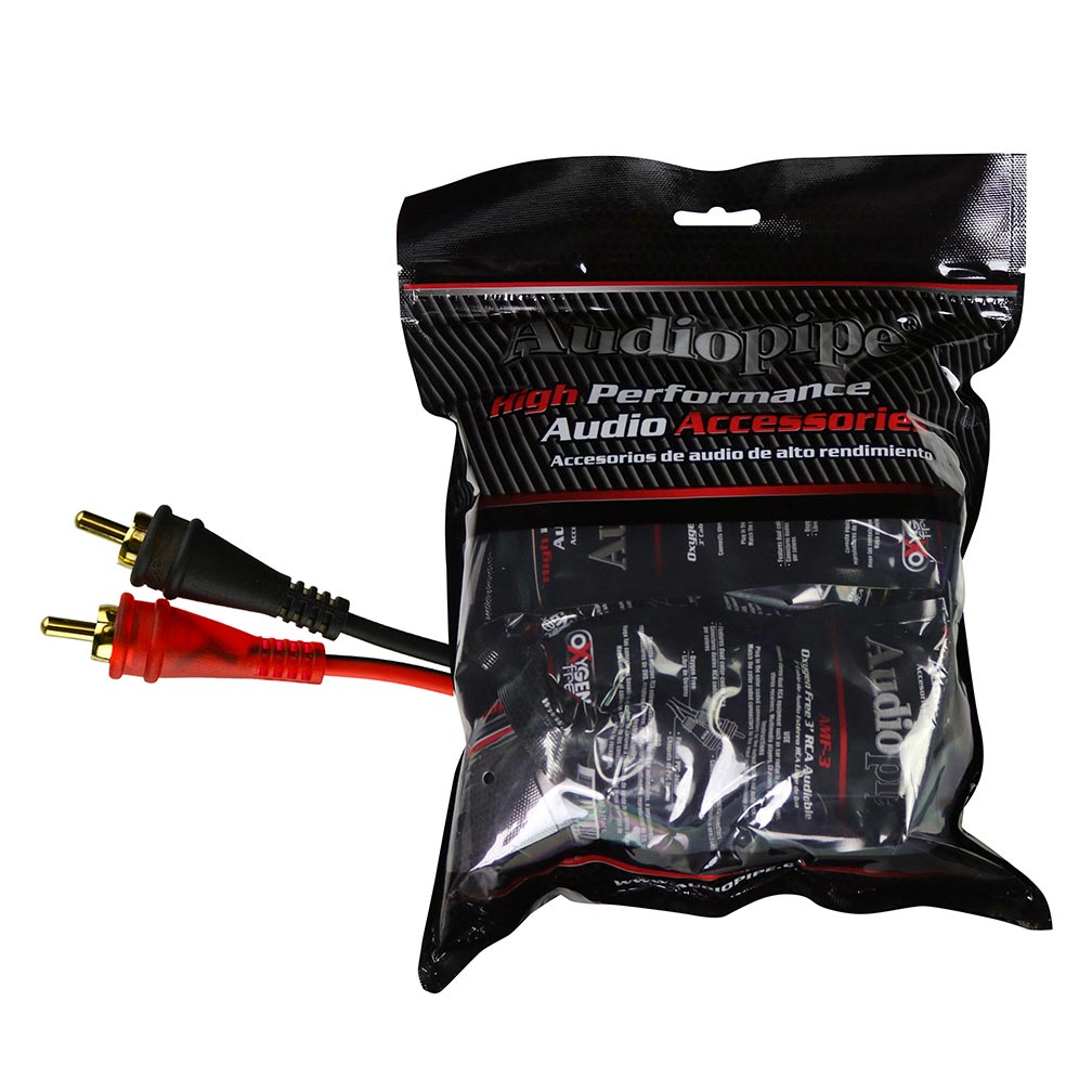 Audiopipe AMF6 6ft Oxygen Free RCA Cable - 10pcs per bag