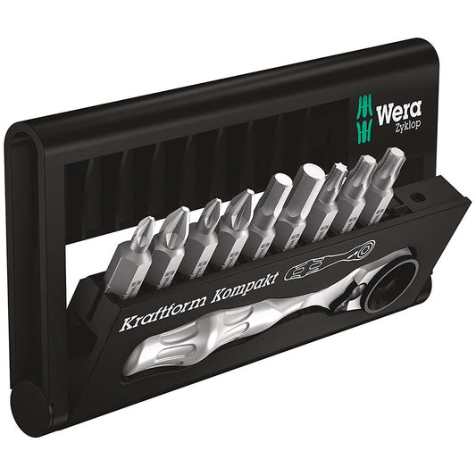 Wera 05073645001 Bit Set and Bit Ratchet (10 Pieces)