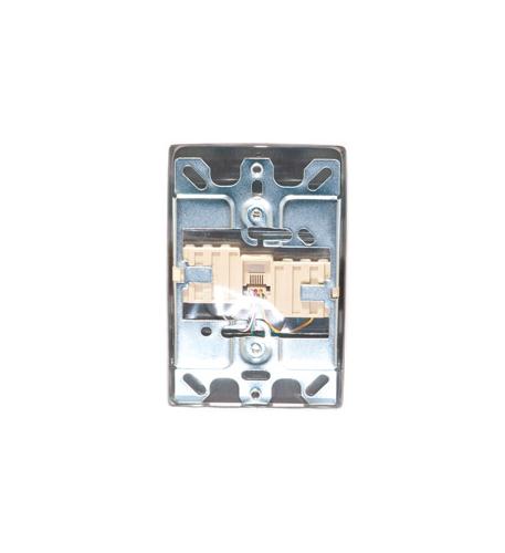 Icc IC630DA6SS Wall Plate Idc 6p6c Stainless Steel