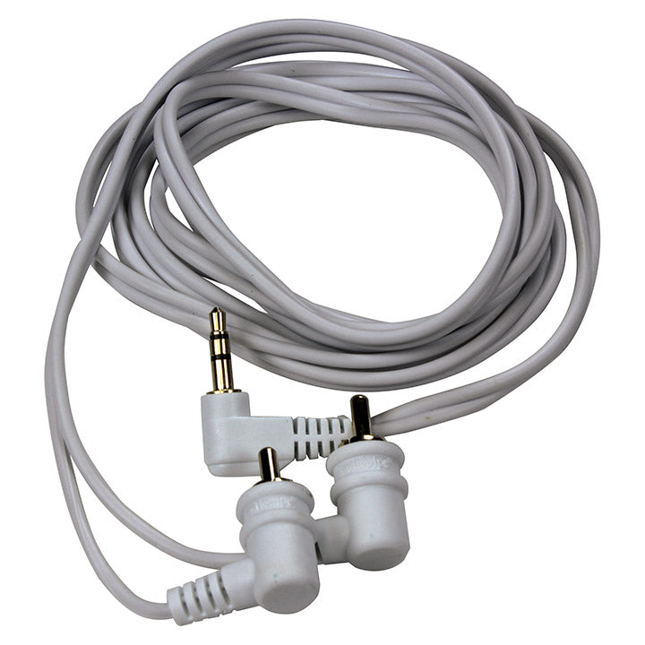 Audiopipe IP356 3.5mm 6' Right Angle RCA Cable Plug