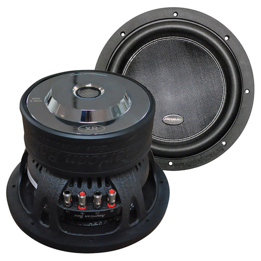 American Bass XR10D4 10 Woofer, 1000W RMS/2000W Max, Dual 4 Ohm Voice Coils