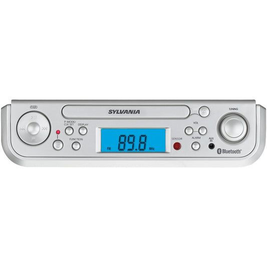 SYLVANIA SKCR2713 Under Counter Bluetooth CD Clock Radio