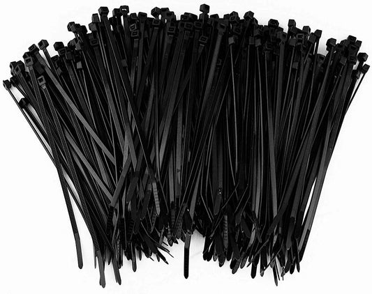 XSCORPION CT61000 6 Wire Ties  Black (1000 count)