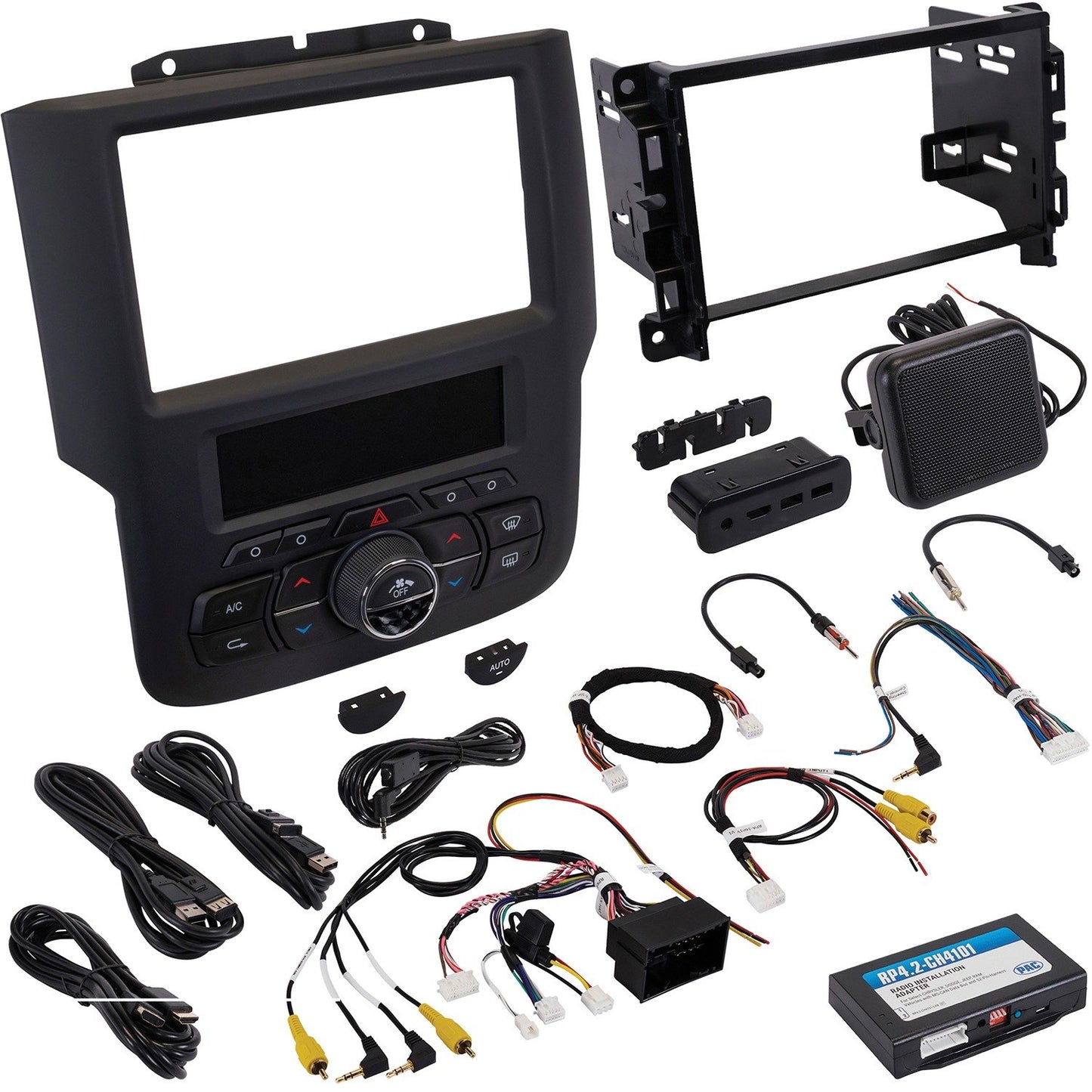 PAC RPK4-CH4101 Integrated Install Kit w/Climate Controls for Select Ram Trucks