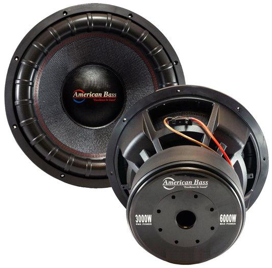 American Bass GF1822 Godfather 18 Woofer, 3000W RMS/6000W Max