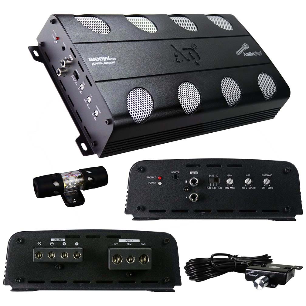 Audiopipe APHDM1200 Amplifier D Class 1200 Watts
