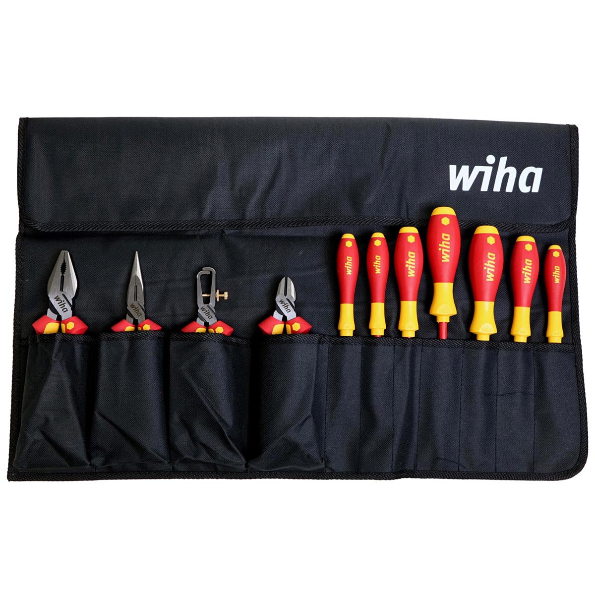 Wiha 32888 Insulated Pliers Cutters and Screwdriver – 11 Piece Set