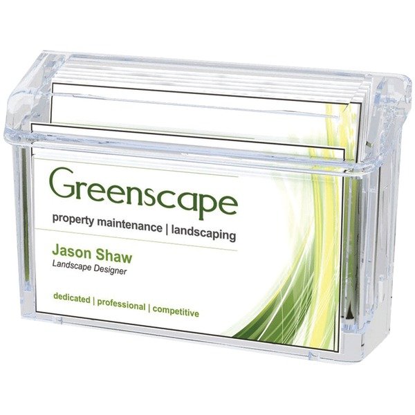 Deflecto 70901 Grab-A-Card® Outdoor Business Card Holder