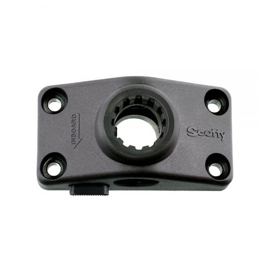 Scotty 0241LBK Locking Combination Side/Deck Mount, Black