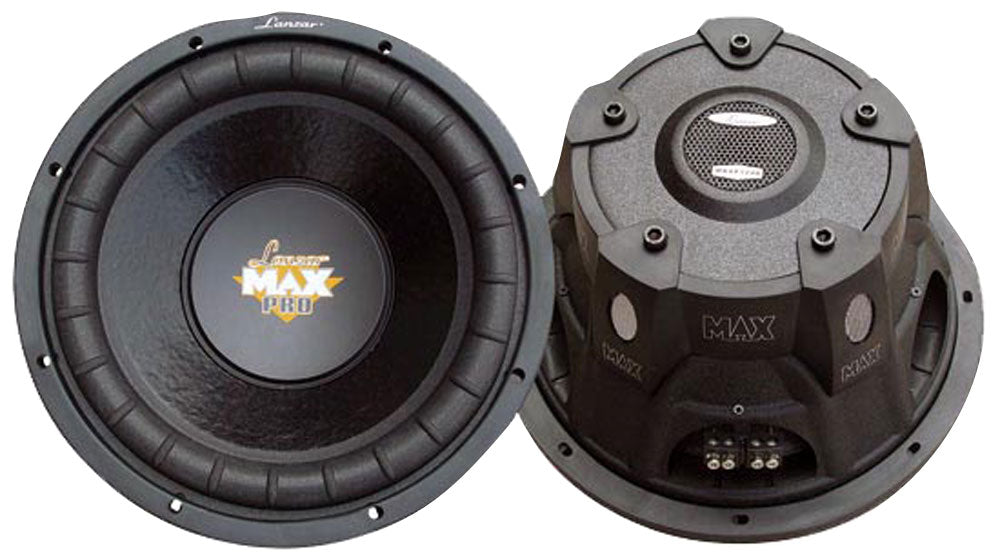 Lanzar MAXP64 Max Pro 6.5-Inch 600-Watt Small-Enclosure 4-Ohm Subwoofer