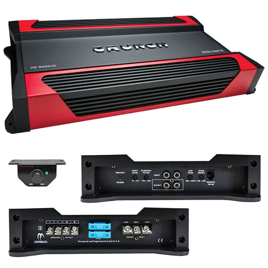 Crunch PZ50201D Powerzone 1 x 1250 @ 4 Ohms 1 x 2500 @ 2 Ohms