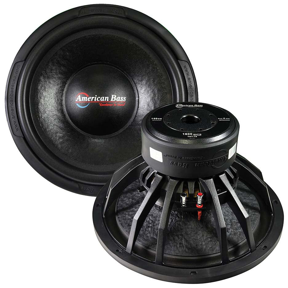 American Bass TNT1544 15 inch Dual 4 Ohm Car Stereo Subwoofer