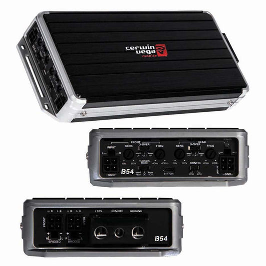 Cerwin Vega B54 4-Channel Bomber Series Class D Amplifier 1200W Max
