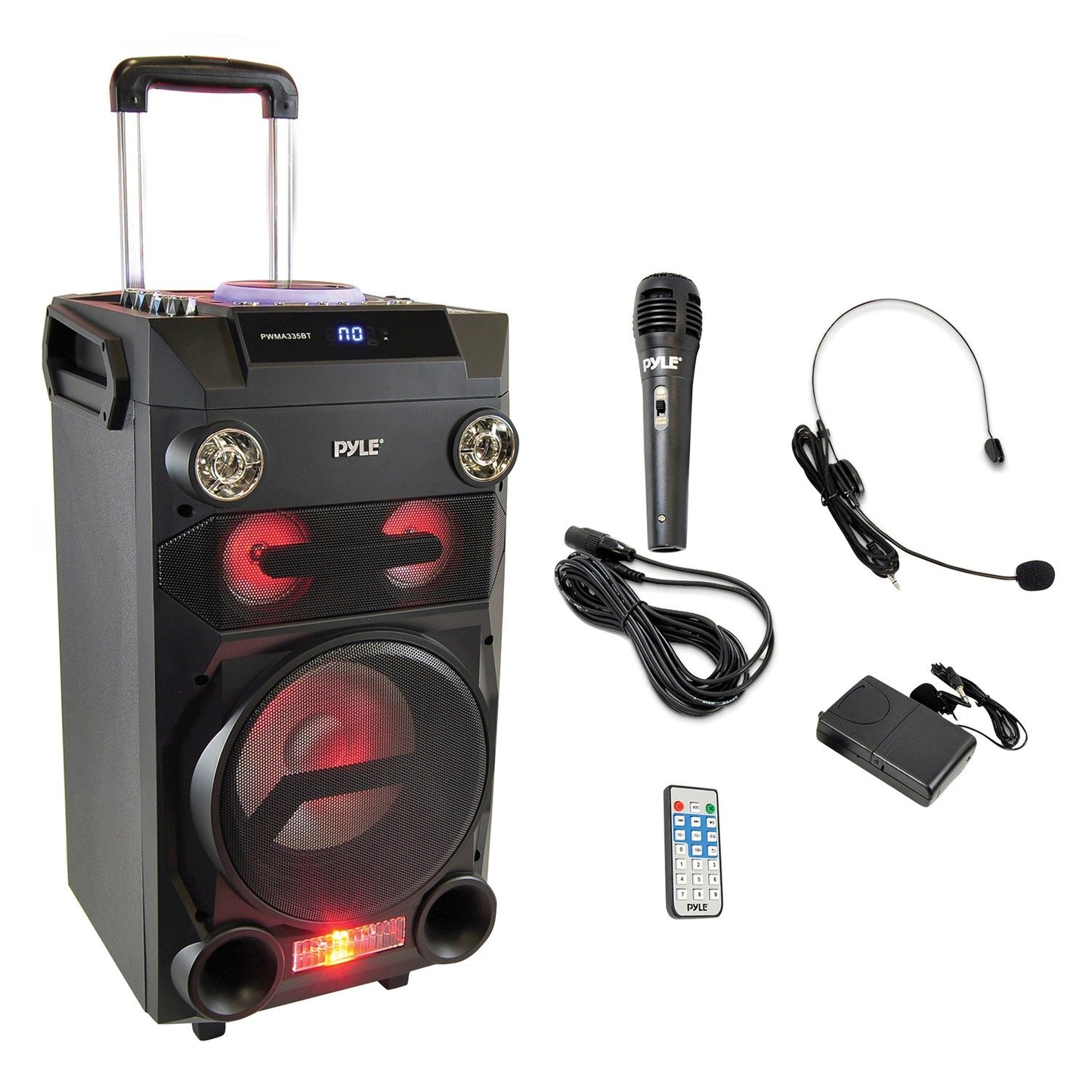 Pyle Pro PWMA335BT Portable Bluetooth Karaoke Speaker Radio