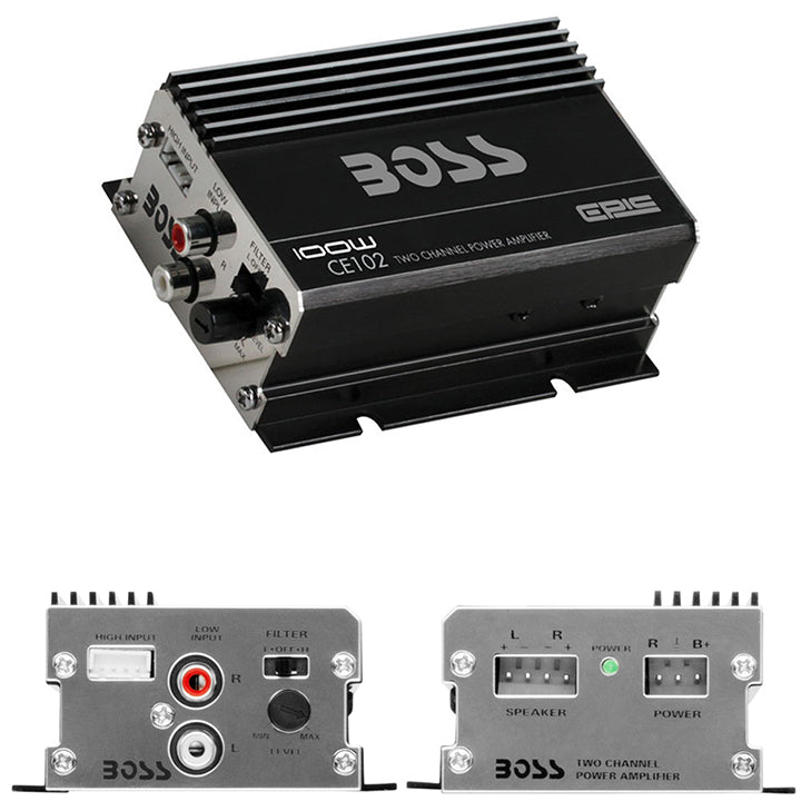 Boss CE102 100W Two Channel Amplifier – Deff Audio