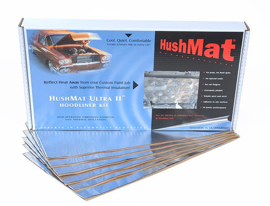 Hushmat 50100 Hoodliner (6) 12"x23" Sheets Hood Insulation Pads