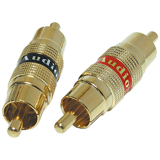 Audiopipe Q120 Male RCA Couplers