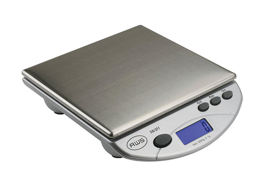 AMW AMW13SL Silver Digital Postal Kitchen Scale 13 LB by 0.1 OZ