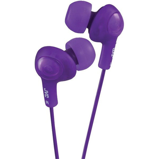 JVC HAFR6V Gumy Plus Earbuds w/Remote & Microphone (Violet)