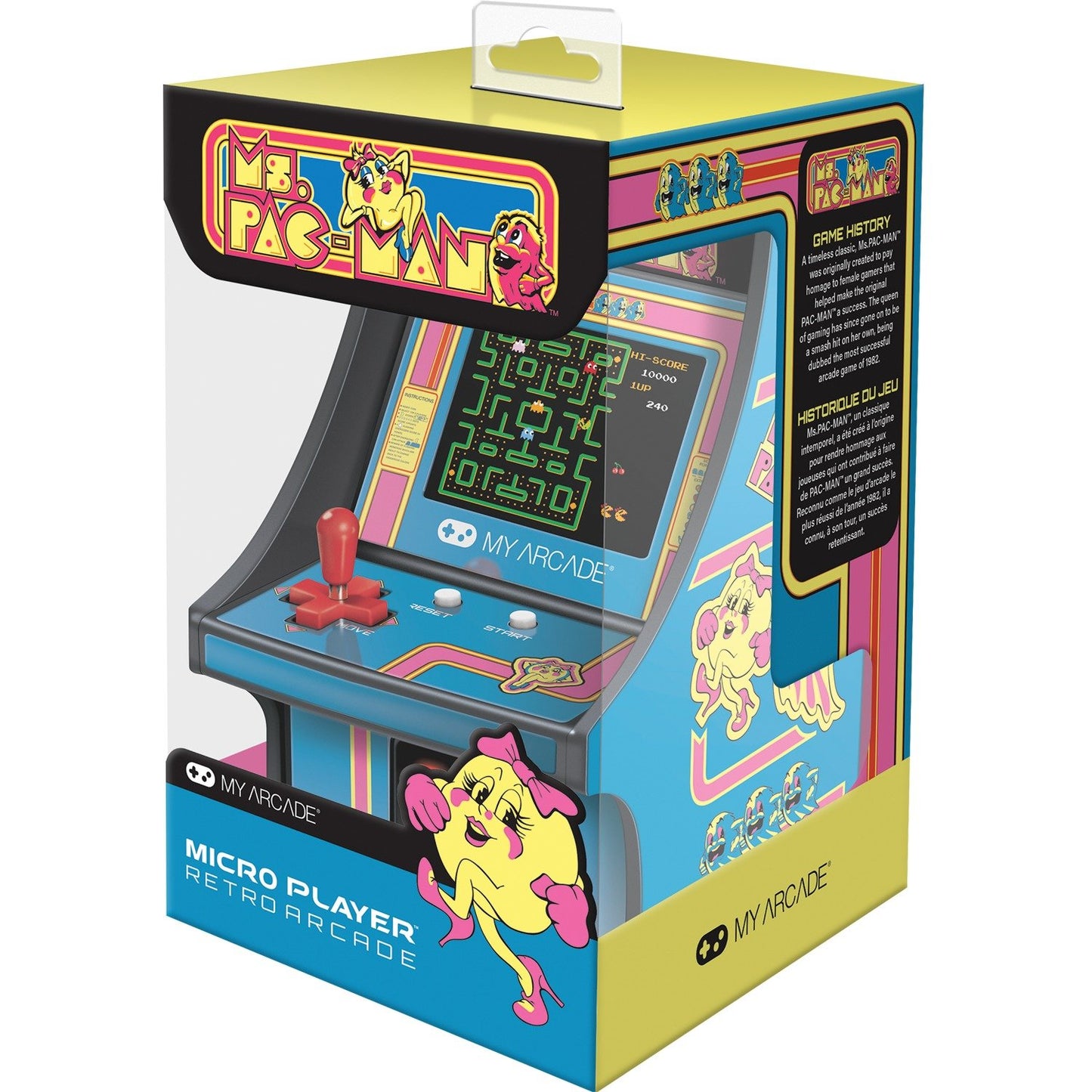MY ARCADE DGUNL-3230 Ms Pac Man Micro Player
