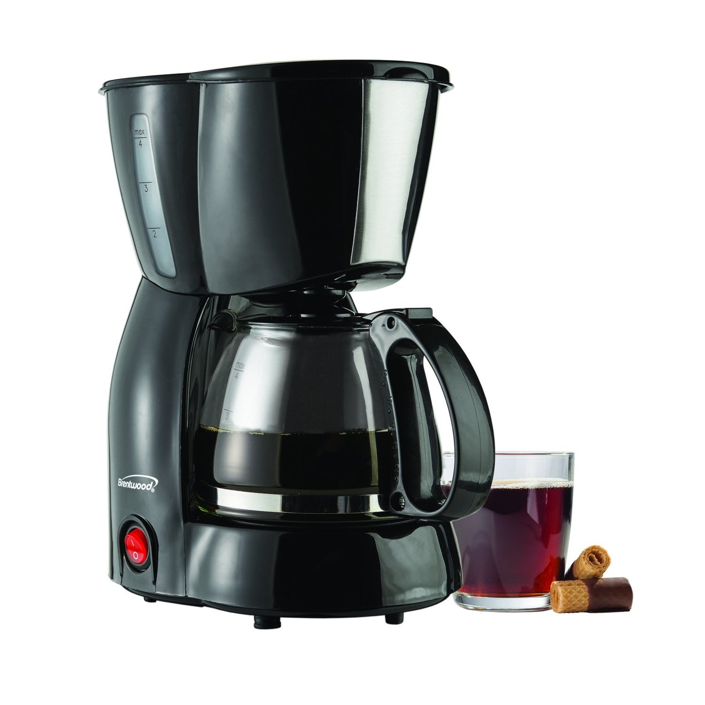 BRENTWOOD TS-213BK 4-Cup Coffee Maker (Black)