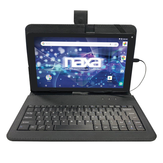 Naxa NID-1020 10.1" Core Tablet w/Android OS 8.1 and Keyboard