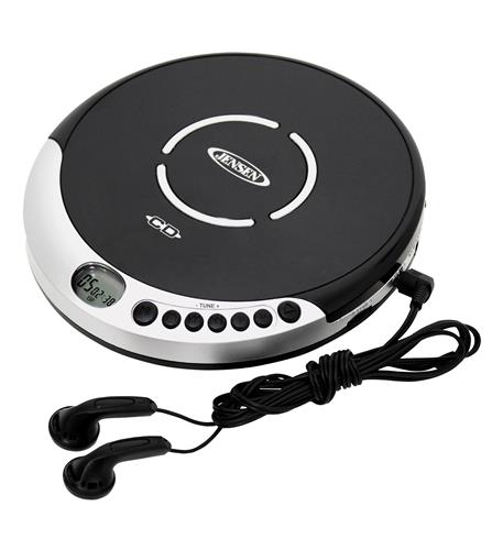 Jensen CD-60R 60 Second Asp Cd Player And Earbuds