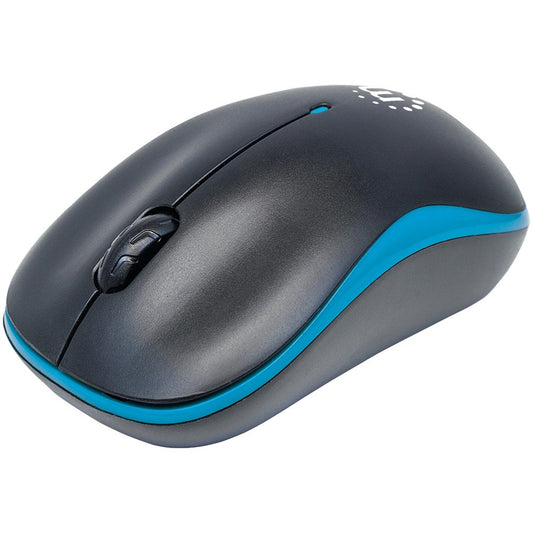 MANHATTAN 179416 Wireless Optical Mouse (Blue/Black)