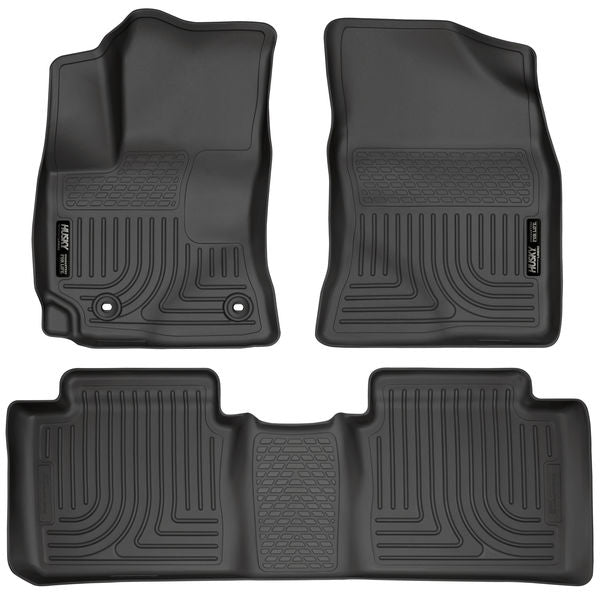 Husky 99531 Front/2nd Seat Floor Liners For 14-19 Toyota Corolla