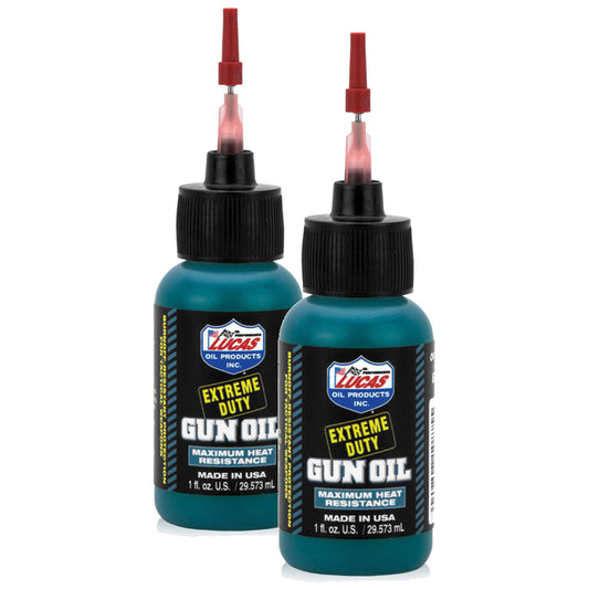 Lucas 108752PK Oil Extreme Duty Gun Oil 1 oz  (2 Pack)