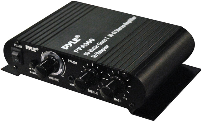 Pyle PFA300 Amplifier for Car or Home 90W Max