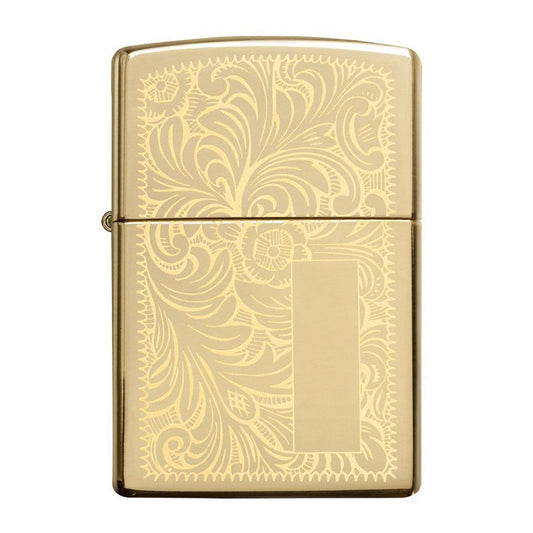 Zippo 352B Windproof Lighter Venetian, High Polish Brass