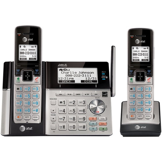 AT&T TL96273 DECT 6.0 Connect-to-Cell 2-Handset Phone System w/ Dual Caller ID