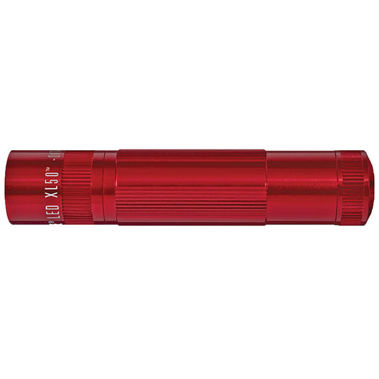 Maglite XL50S3036 3Cell AAA Led Flashlight Red