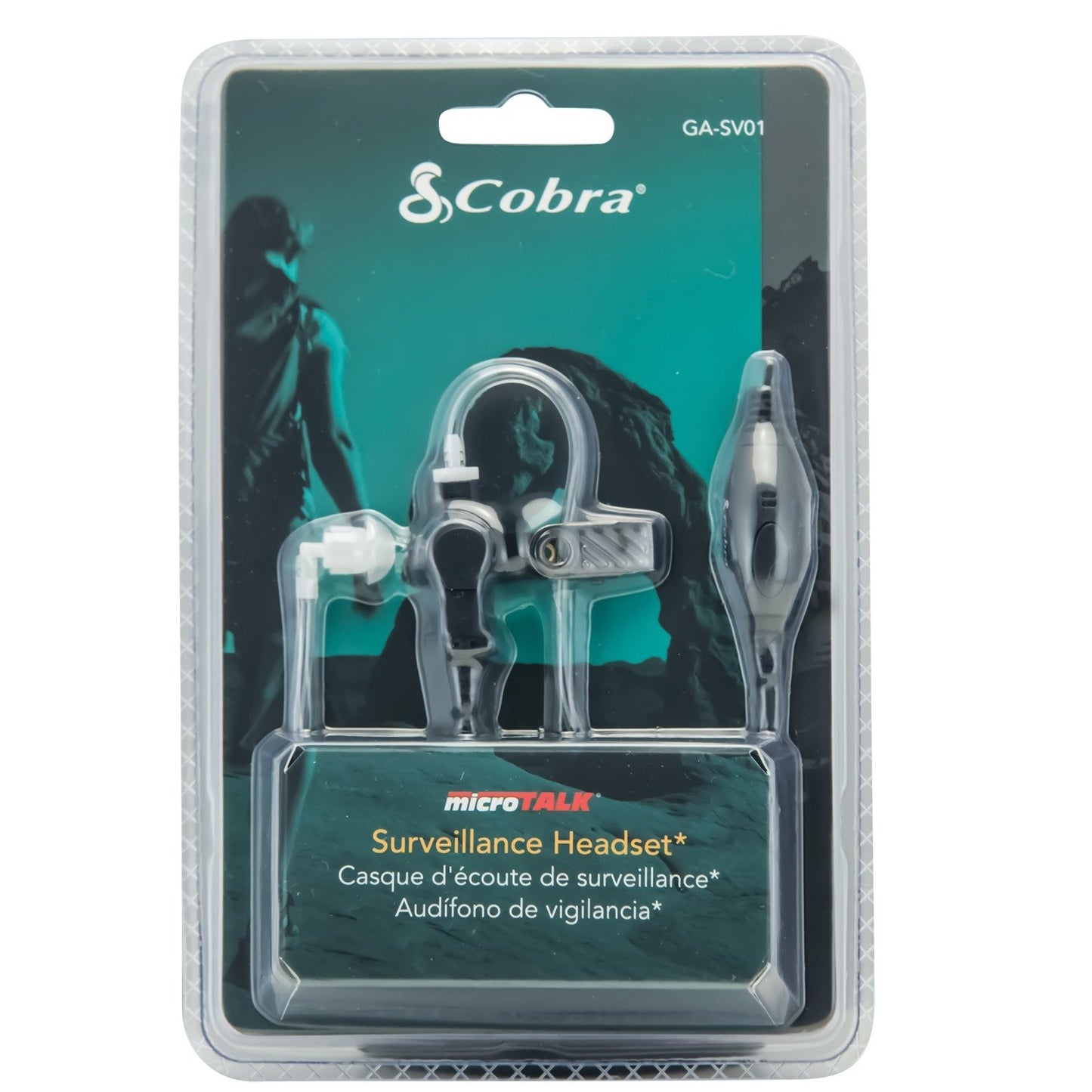 COBRA LTISGASV01 Surveillance Headset Microphone