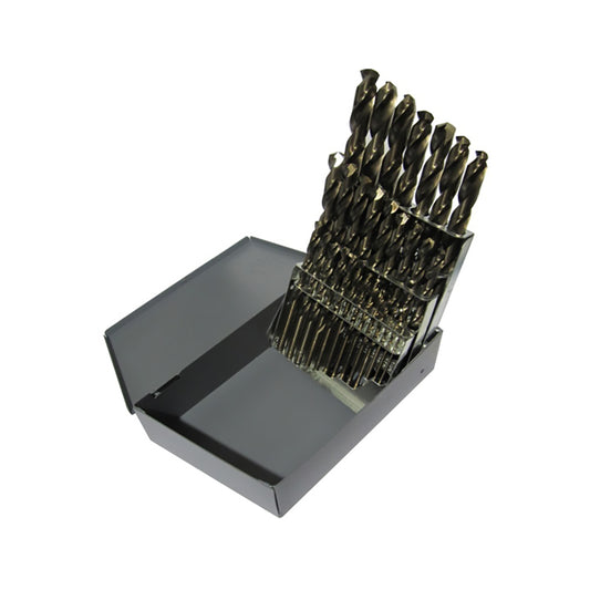 DRILL AMERICA DA29SCOSET 1/16-1/2 Cobalt Screw Machine Drill Bit Set, 29 Pieces