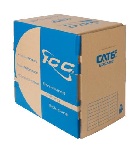 Icc ICCABR6EBL Cat6e Cmr Pvc Cable Blue