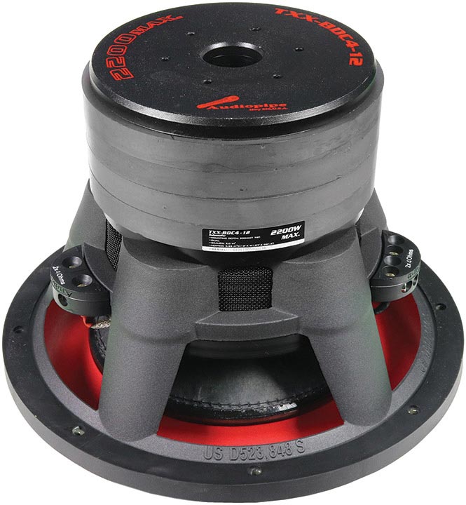 Audiopipe TXXBDC412 12" Woofer 1100W RMS Quad Stacked