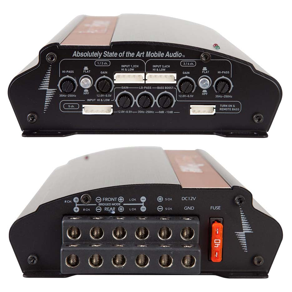 Precision Power i640.5 640-Watt 5-Channel iON Series Class D Full-Range Digital Stereo Bridgeable Amplifier