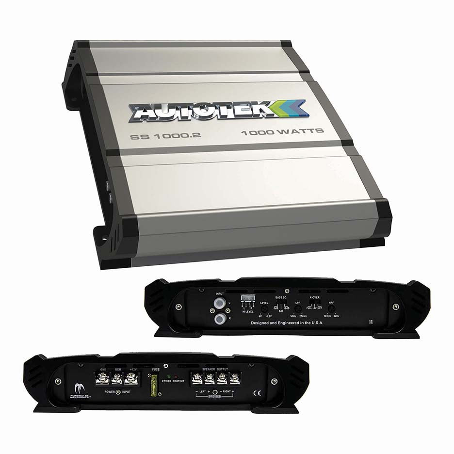 Autotek SS10002 Super Sport Amplifier 1000 Watt 2 Channel