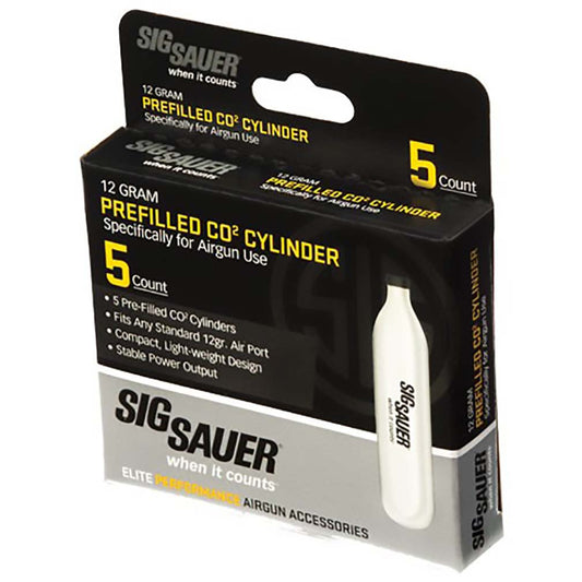 Sig Sauer AC125 12 Gram CO2 Cylinders (5 count)