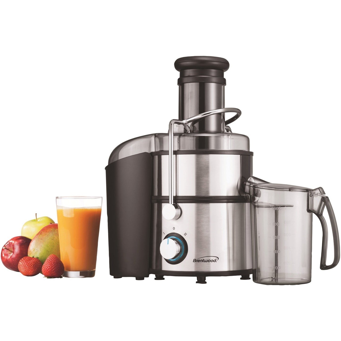 BRENTWOOD JC-500 800W Stainless Steel Electric Juice Extractor