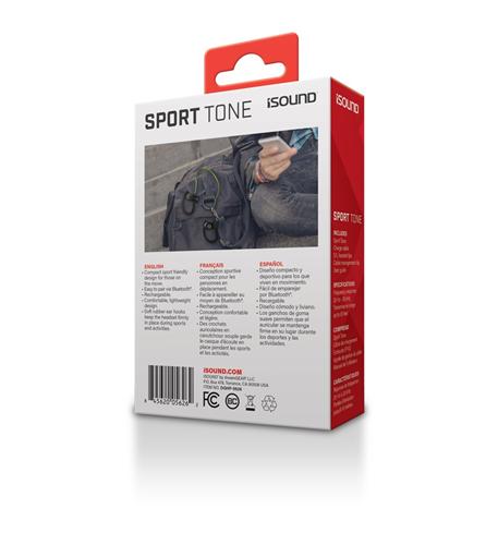iSound DGHP-5622 Sport Tone Dynamic BT Earbuds Red/Black